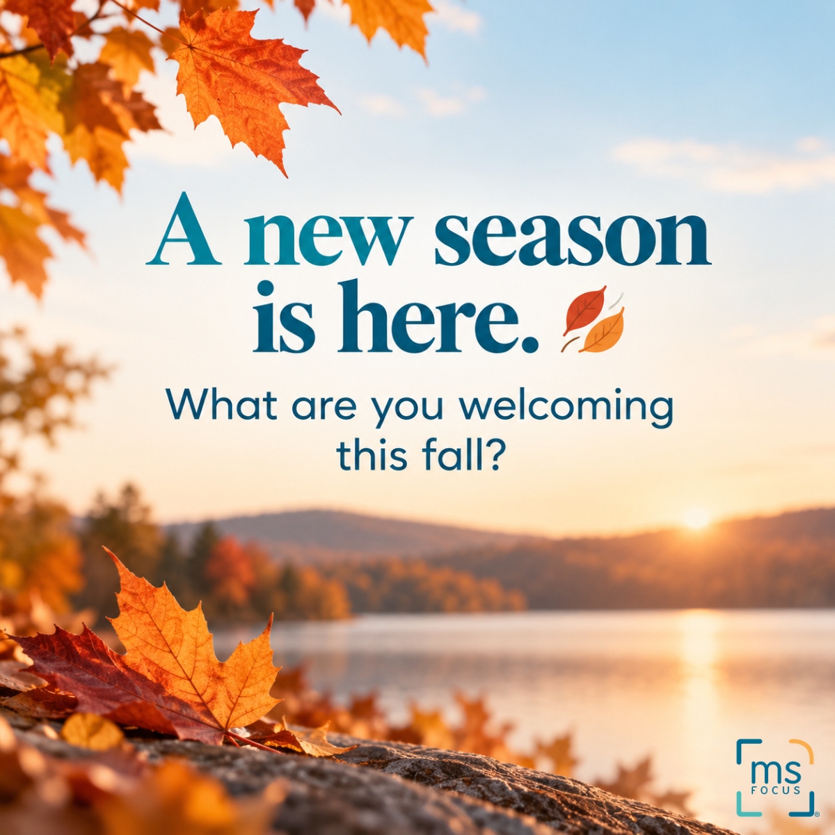 MS_Focus's tweet photo. 🍂 A new season is here.

What are you welcoming this fall? 🍁

Maybe it’s cooler weather, more rest, a favorite tradition, time with family, or something completely different. Tell us in the comments! https://t.co/6mECagmJzd