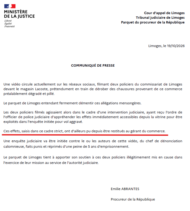 The_Aprontie's tweet photo. Rendre les preuves au gérant avant même que l'enquête ne commence et qu'un juge ne l'ordonne, ça n'existe pas dans le code pénal. Vous avez rapporté les chaussures en urgence pour cacher le flagrant délit de vos motards. Cramés. 🤫 https://t.co/CuuJ05pmlE