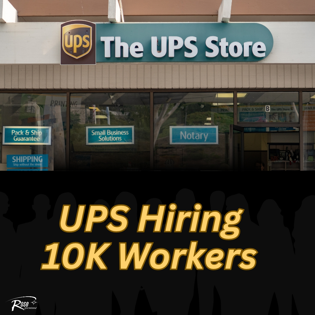 RoseInt's tweet photo. UPS is preparing for the holiday shipping rush with plans to hire 100,000 workers across the U.S. The organization’s seasonal hiring push comes ahead of the double delivery volumes that typically occur during the holiday season. According to UPS’ 2025 annual report, they hired 125,000 seasonal workers in 2024; in 2025 they hired 15,000 fewer seasonal workers compared to the previous year. The temporary jobs offer competitive pay, flexible shifts and an opportunity for permanent jobs.

#RoseInt #PeopleMakingItHappen #UPS #SeasonalJobs

📷: Canva Pro, Shutterstock