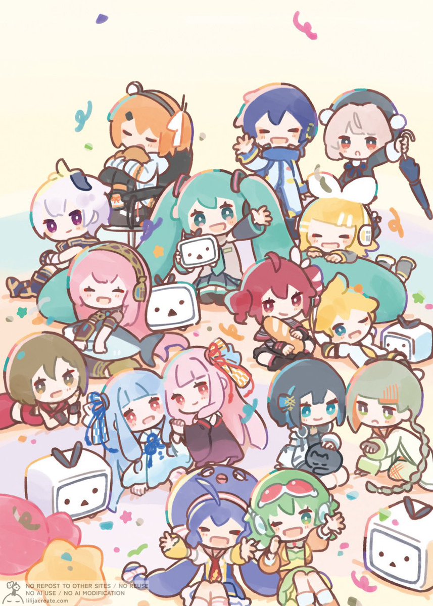 hnnntm_'s tweet photo. おすそ分けを…
(毎年「THE VOC@LOiD 超M@STER」というボカロの同人イベントの、表紙イラストコンテストに応募しているものです)
https://t.co/Wjz5gI6dgh https://t.co/cwDDQu8sjp
