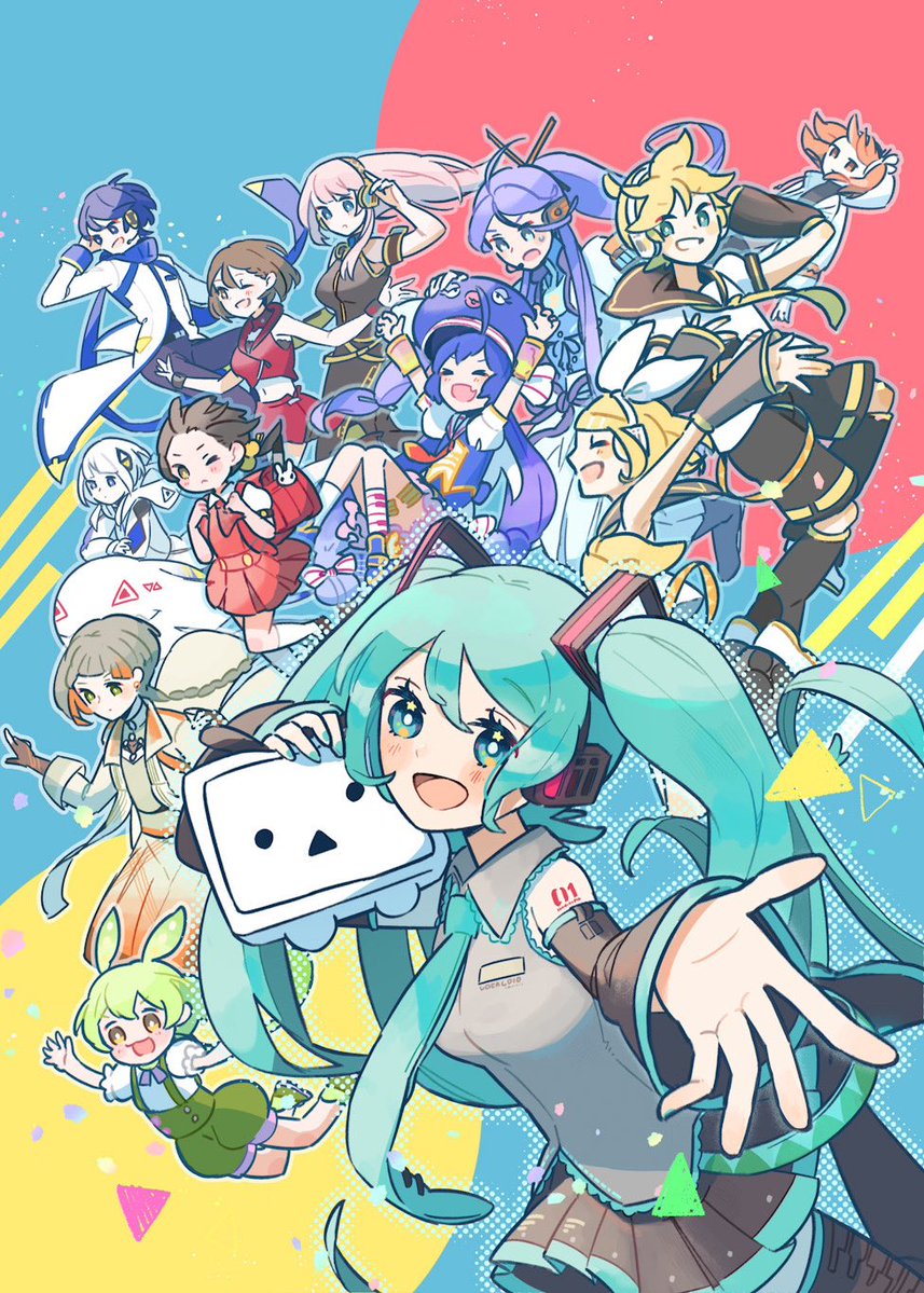 hnnntm_'s tweet photo. おすそ分けを…
(毎年「THE VOC@LOiD 超M@STER」というボカロの同人イベントの、表紙イラストコンテストに応募しているものです)
https://t.co/Wjz5gI6dgh https://t.co/cwDDQu8sjp