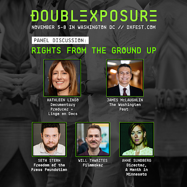 DX_IFF's tweet photo. DX Forum has a panel and workshop about journalistic rights.

RIGHTS FROM THE GROUND UP - Nov. 6
https://t.co/UCWcgMuRBs

RIGHTS ON PAPER, RISK ON THE GROUND - Nov. 7
https://t.co/qsAMItX8iW

@FreedomofPress @rcfp @washingtonpost  #PressFreedom #DocumentaryFilm #DocumentaryFilms https://t.co/C1k7BKCJkO