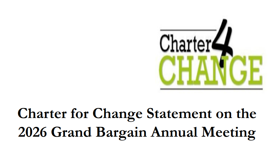C4CKenya's tweet photo. Ahead of the 2026 #GrandBargain Annual Meeting, #CharterforChange has issued a collective statement calling for local and national actors�� leadership, priorities and voices to remain central to humanitarian reform.

Read and share: https://t.co/4afWsF2t9D

#Localisation https://t.co/k9ctoAevQI