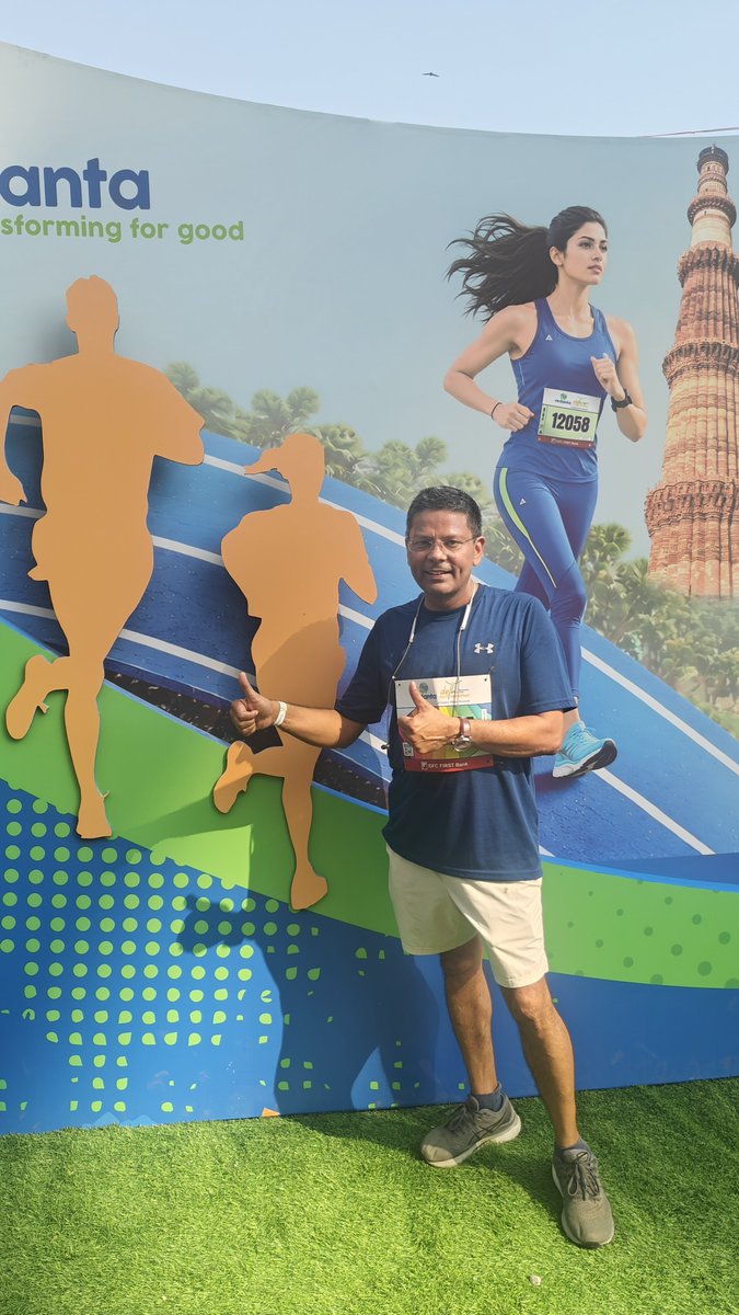 TweetsAnup's tweet photo. Delighted to freshen up with a chilled Sattu sharbat post the #VDHM2026 run.

Nice of @ritu_jhingon and team @DelhiHM_ to keep Sattu as the refreshing drink. https://t.co/ef3KXHpwP4