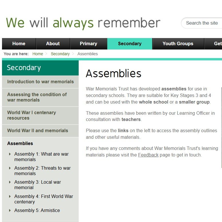 WarMemorials's tweet photo. #Teachers - are you preparing an #Assembly or #LessonPlan for #Remembrance.  

Visit https://t.co/CrEUDv2BKl for Primary and Secondary level resources to save you some time https://t.co/jQ58EFpcXk