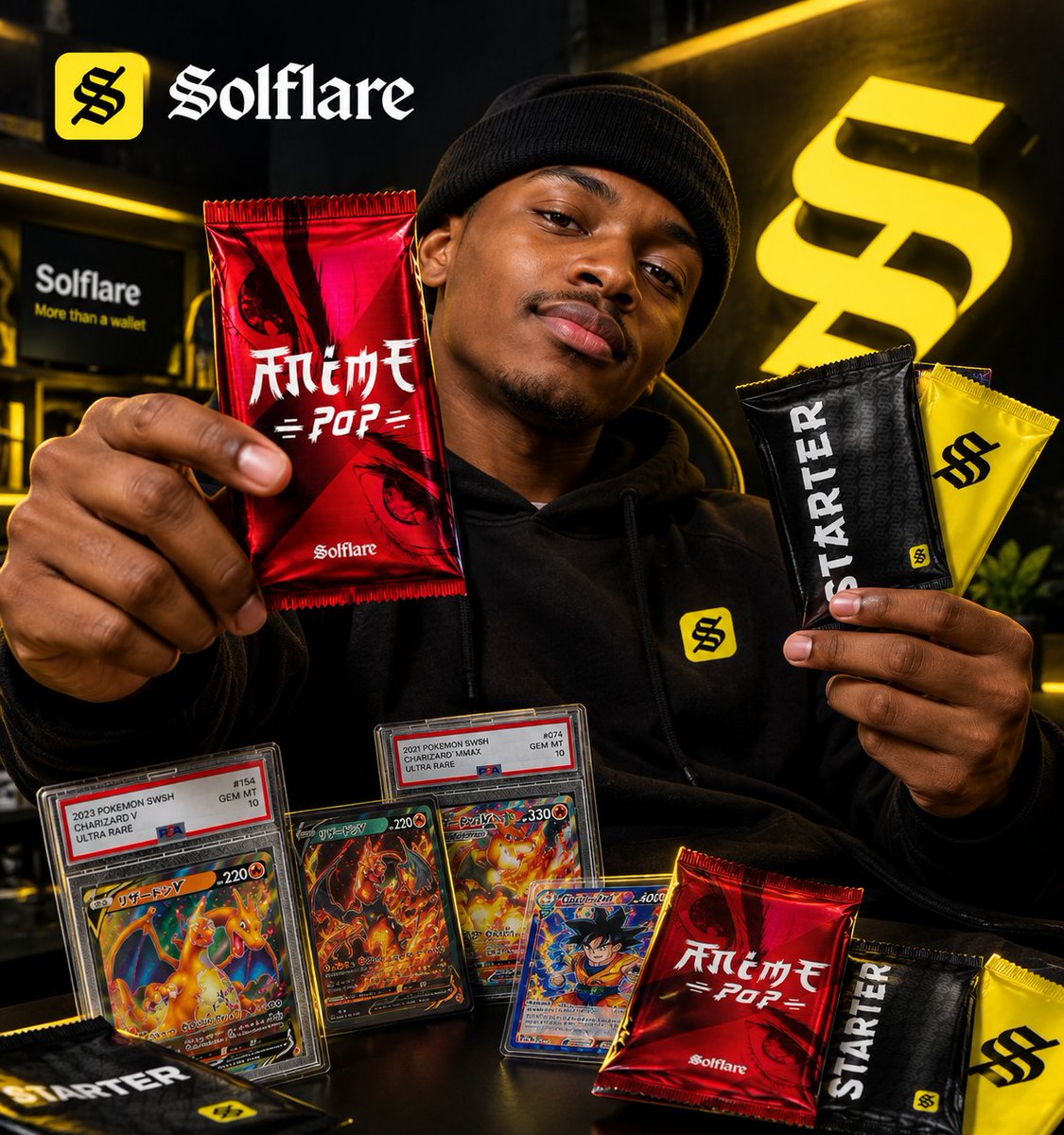 luno2005's tweet photo. What exactly are @solflare Packs, and how do they work?

Imagine opening a trading card pack directly through your @solflare Wallet and discovering a collectible featuring your favorite anime character..

check the Thread 🧵 👇. https://t.co/GxQovMXgHn