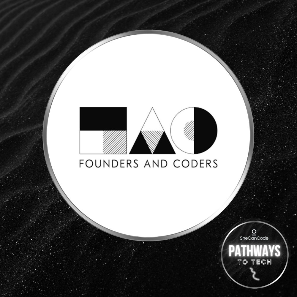 SheCanCodeHQ's tweet photo. Next up is... @founderscoders! π
Founders and Coders develop & run tuition-free, peer-led training programmes in web development, guided by our core values of cooperation, inclusion & social impact.
Vote now π https://t.co/Ld1zJYYyiS
#PathwaysToTech #DiversityInTech https://t.co/48KEsMTywi