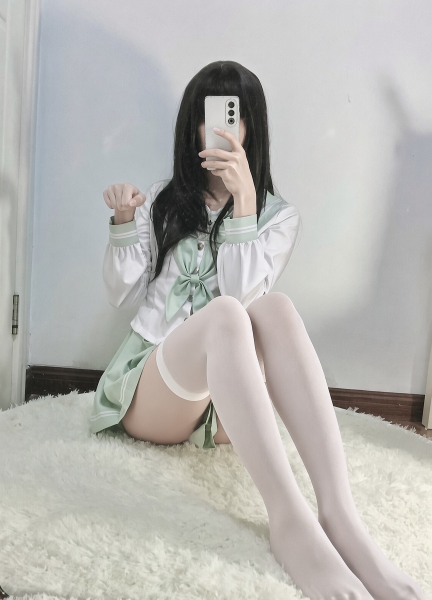 yuan_neko_meow's tweet photo. 浅绿色jk #男娘 #伪娘 https://t.co/7NEzziUAZx