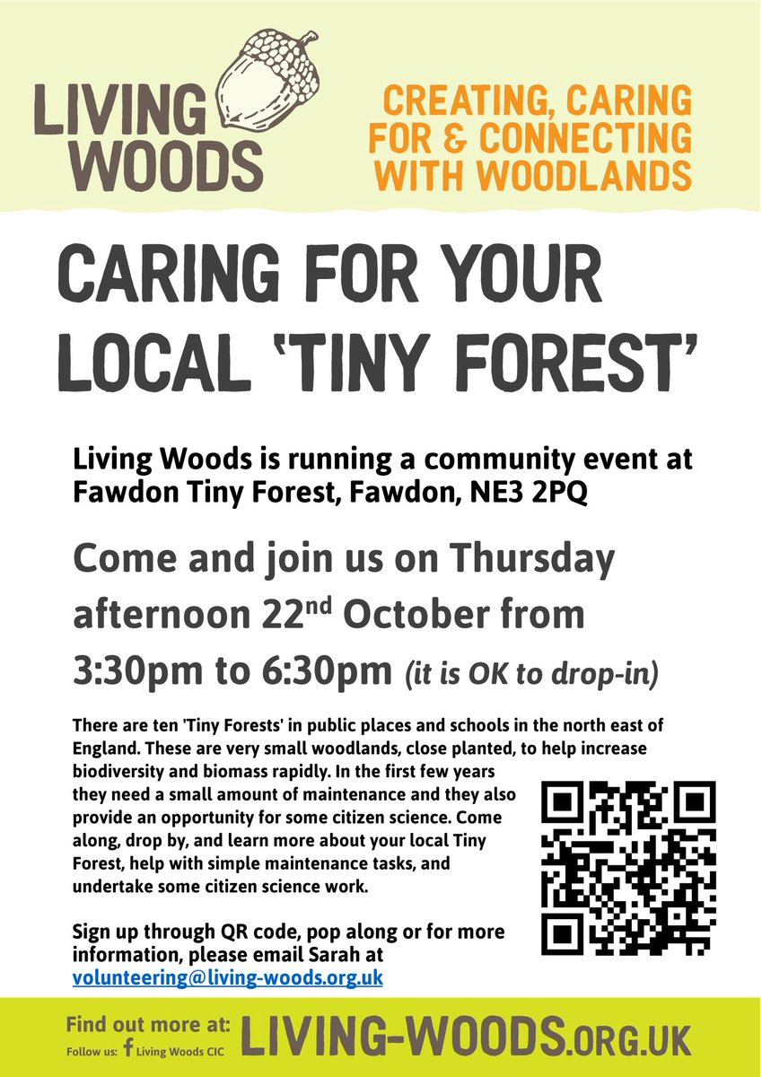 VCNewcastle's tweet photo. 🌳🌱 Discover Tiny Forests with Living Woods!

Join us to explore your local Tiny Forest, help with simple maintenance tasks, and get involved in citizen science. Learn how these small woodlands support biodiversity across the North East! 🐝🌿

👉  https://t.co/TIqszZRhVM https://t.co/0eIwR1l65k