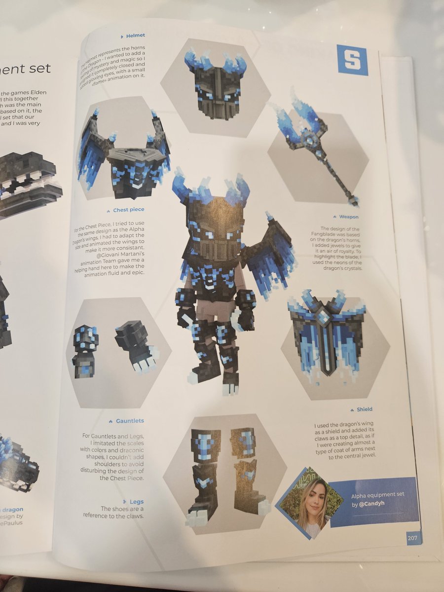attachot_k's tweet photo. Thank you, @TheSandboxGame , for sending me this beautiful Art Book! 💙 Such a lovely surprise to find the dragon armor set I love featured inside, too. 🐉✨
#TheSandbox #VoxelArt #SandFam #SandFamTH https://t.co/kBgSu6EjUf