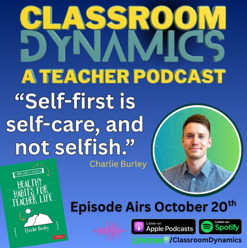 LbQorg's tweet photo. Listen to Charlie’s episode tomorrow and discover why putting your own wellbeing first matters. 🤗

Want more support for your wellbeing? Explore Charlie’s blogs on the LbQ Hub, packed with helpful advice and practical ideas for teachers. 🫶

👉 https://t.co/SfSF4lvZGc

#LbQ https://t.co/3izPc7xWse