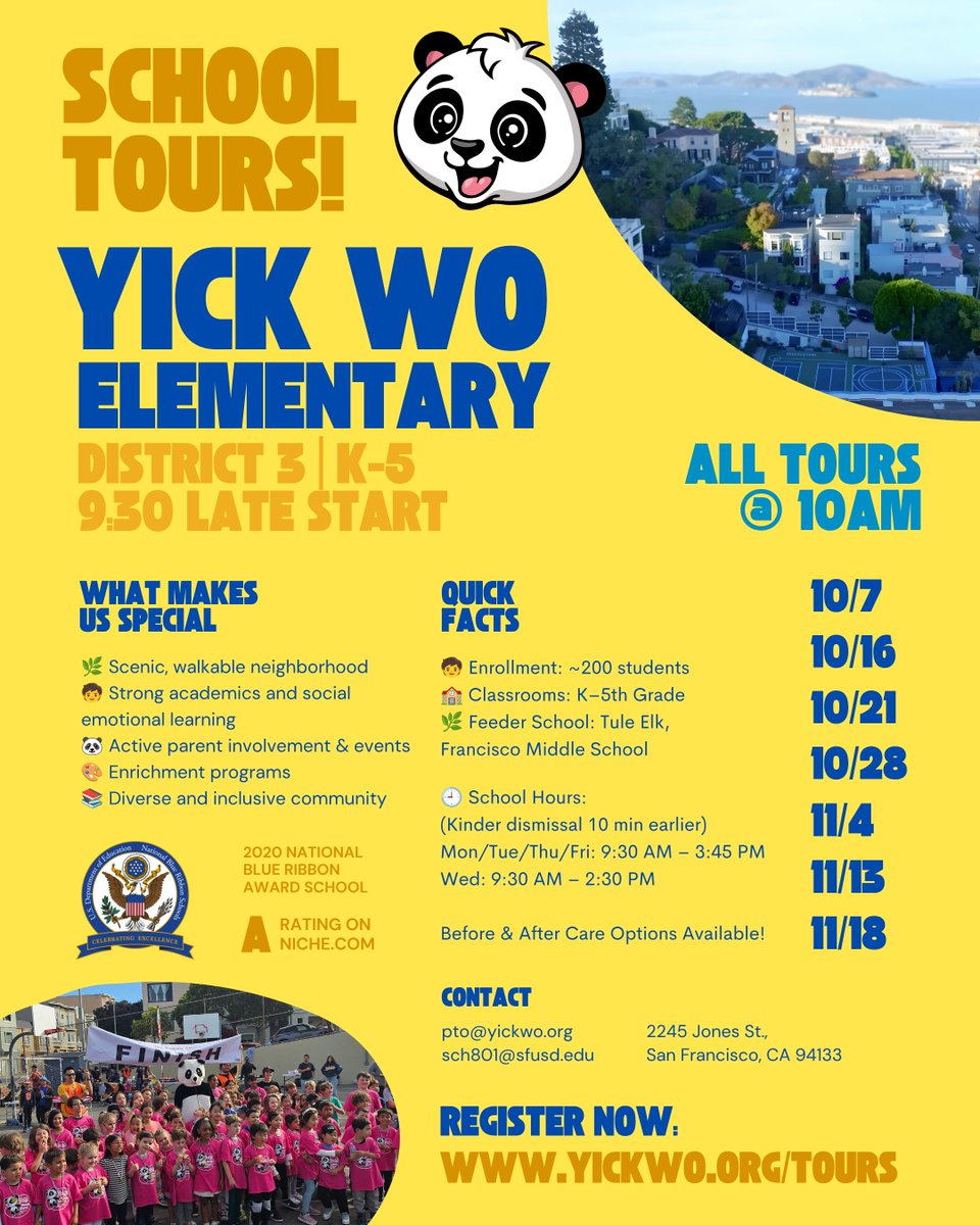 ppssf's tweet photo. 📢 Calling all SFUSD Schools! 🏫✨

Planning your upcoming school tours? We want to help you spread the word to prospective families!

Send your tour flyers to info@ppssf.org. @ppssf  will include them in our upcoming enrollment workshops and over our socials.

#SchoolTours https://t.co/UloUsC5SYf