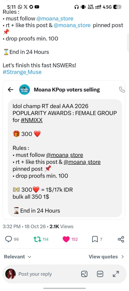 Jigeum_ssi's tweet photo. @NMIXXVZ_PH @moana_store https://t.co/y0lrbKSf9e
