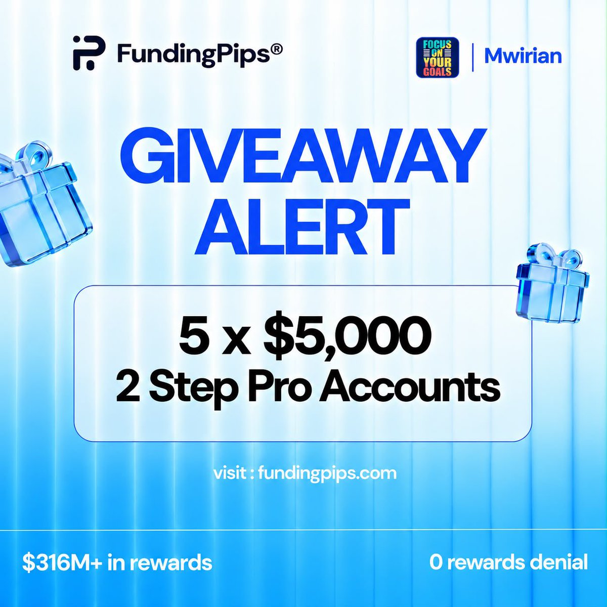 ronna256's tweet photo. Giveaway 

1- Follow @ronna256 @Khldfx @fundingpips @tradin 
2- Like and retweet
3- Join discord here https://t.co/svLnHgt2Ts
4- Turn my notifications on and be active 💯
5- Code RONNA for 10% OFF

Picking winners immediately 💯 https://t.co/pifjGYPkr5