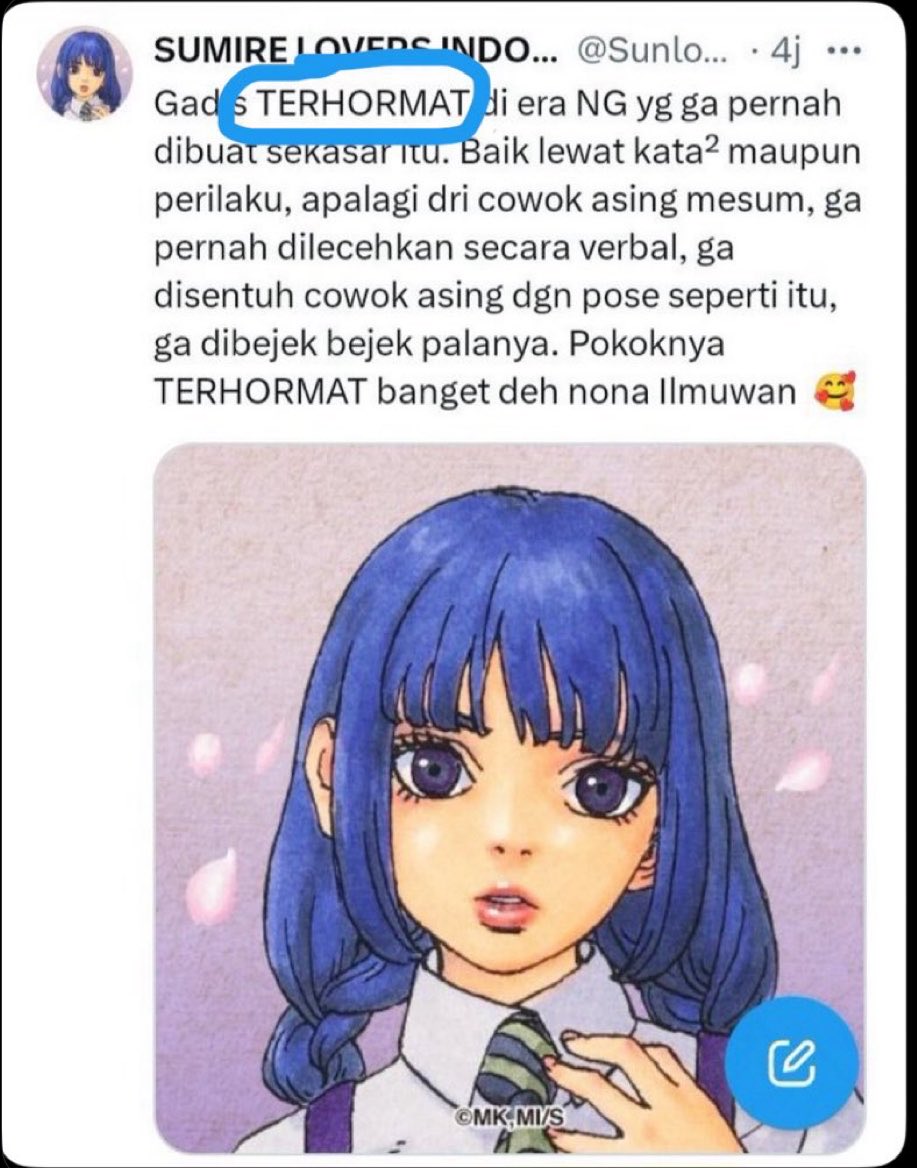 verstappenic's tweet photo. @SunloveID Memang gaada kalimat lu yang bilang korban pelecehan tidak terhormat. Tapi lu ngapain ngukur kehormatan perempuan dari pernah kena pelecehan? Berarti secara implisit lu ngerendahin korban pelecehan, dongo. https://t.co/1gPVTUXrIL