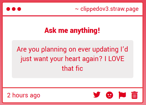 clippedov3's tweet photo. I'm glad :D updating it today, fear not! https://t.co/1H1QgrubxR