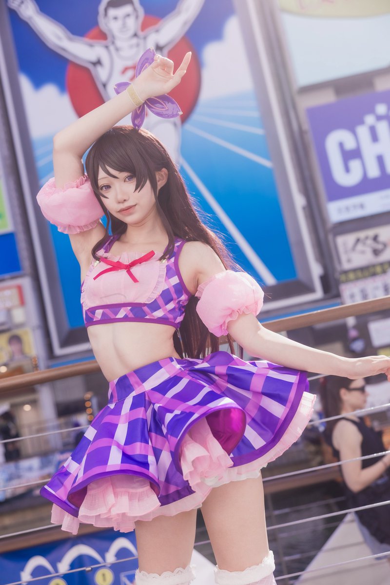 0223sada's tweet photo. アイカツ！ / 紫吹蘭 
💜✨
cosplay. @am3_3y 
#道頓堀コスプレ祭 https://t.co/Ul8xieAErV