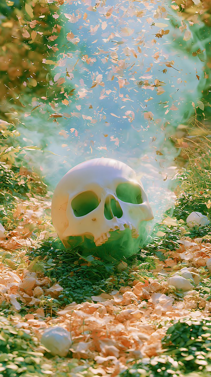 ProcVideo's tweet photo. Spooky season, but make it sunlit and dreamy. 🎃✨ 
Free 8K mobile wallpapers for your screen! Which vibe is your favorite?
(Created with Midjourney, upscaled to 4K with VideoProc：https://t.co/HZkKpbIVnM) 

#HalloweenAesthetic #Wallpaper #HalloweenVibes https://t.co/DOPO5jv5Ax
