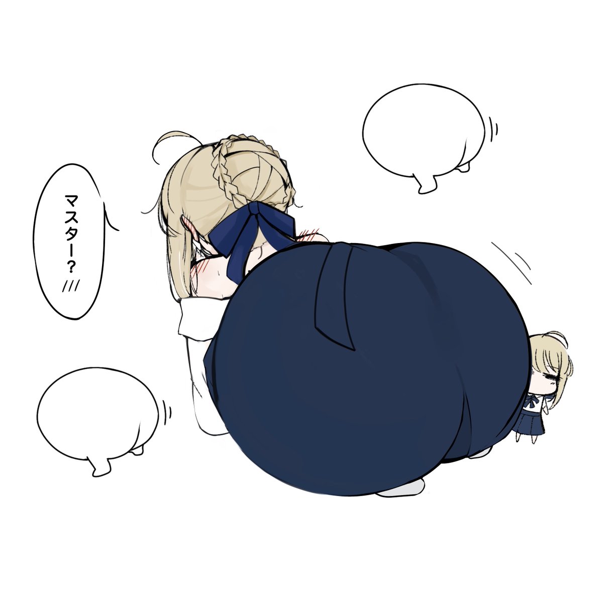 hayato_hoshi604's tweet photo. おしりみたいなセイバー https://t.co/jhDIqae0yb