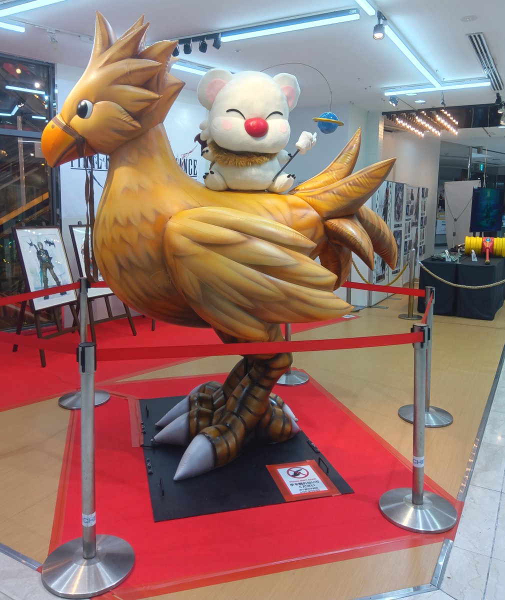 WAINO31107's tweet photo. 大宮アルシェ内FFゾーン
(奥には武器も展示あったよ) https://t.co/0Rd5JA1Gql