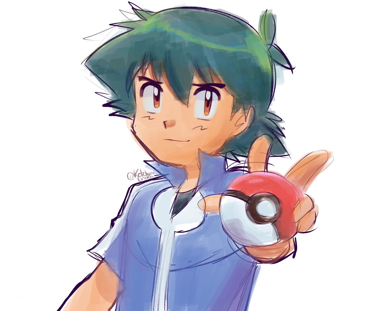 KetchumEricka's tweet photo. サトシ!~★

#XY13周年 #アニポケXY13周年 https://t.co/d6U1bkDkct