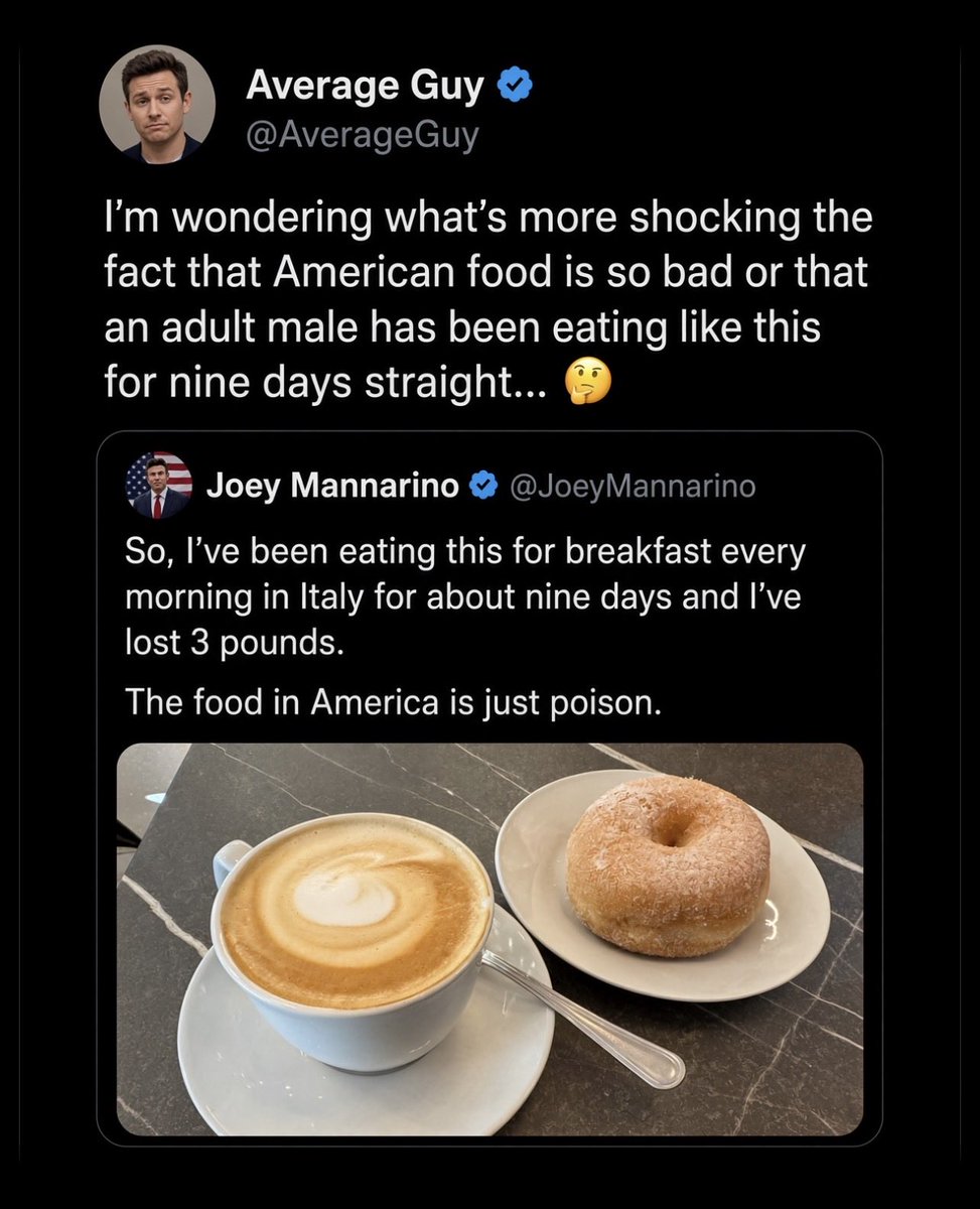 amy_seekstruth's tweet photo. GM ☕️ Monday Morning Lesson: 

Show your body kindness! 

Just because it fits in your mouth, doesn’t mean it should go in there. 

Average guy for the win 😏🧡 https://t.co/ssLR6zyEHL