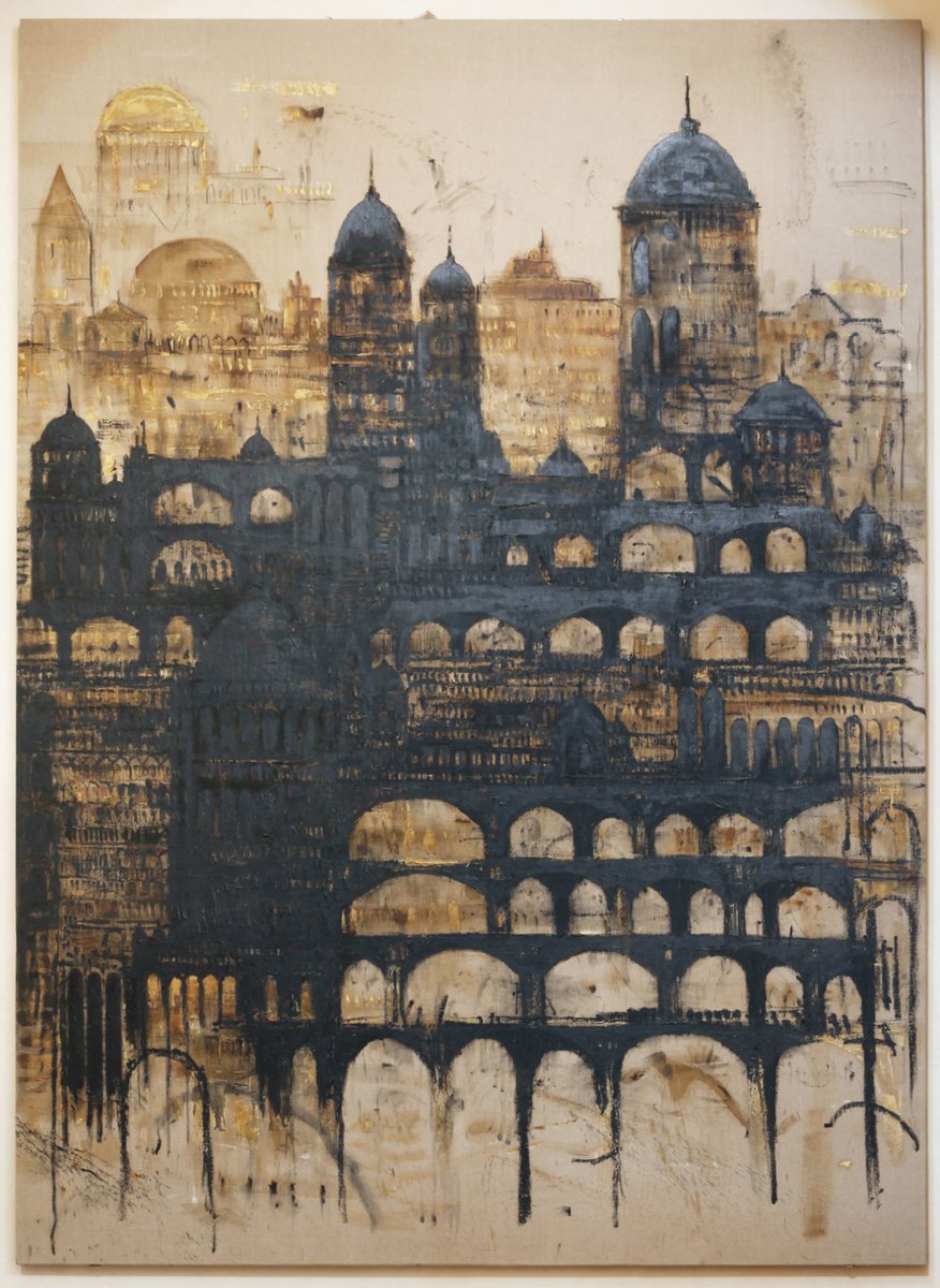 artenpedia's tweet photo. Piero Pizzi Cannella（Italian, b.1955）
Cattedrale https://t.co/gbimAVDhkP