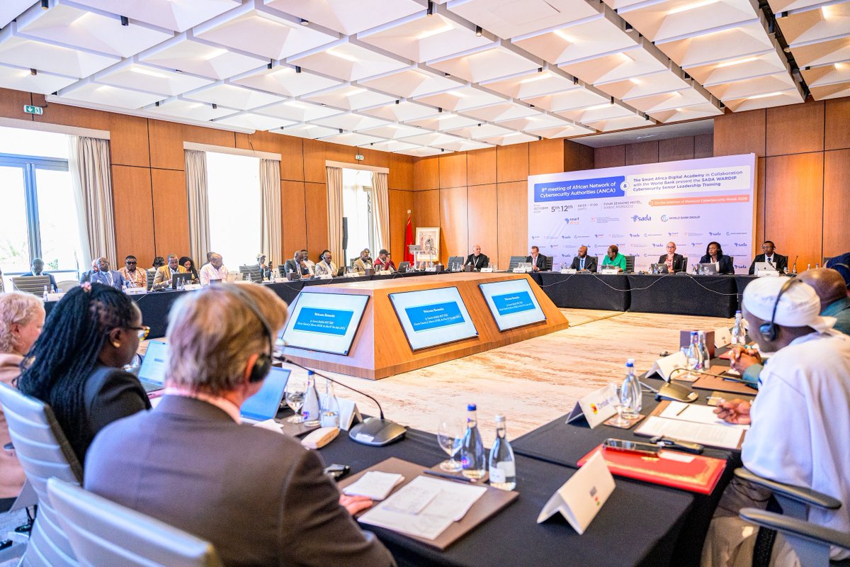 RealSmartAfrica's tweet photo. 𝐀𝐍𝐂𝐀 𝐖𝐞𝐥𝐜𝐨𝐦𝐞𝐬 𝐅𝐢𝐯𝐞 𝐍𝐞𝐰 𝐌𝐞𝐦𝐛𝐞𝐫 𝐂𝐨𝐮𝐧𝐭𝐫𝐢𝐞𝐬, 𝐄𝐱𝐩𝐚𝐧𝐝𝐢𝐧𝐠 𝐂𝐨𝐧𝐭𝐢𝐧𝐞𝐧𝐭𝐚𝐥 𝐂𝐲𝐛𝐞𝐫𝐬𝐞𝐜𝐮𝐫𝐢𝐭𝐲 𝐂𝐨𝐨𝐩𝐞𝐫𝐚𝐭𝐢𝐨𝐧

The 8th Meeting of the African Network of Cybersecurity Authorities (ANCA), held in Rabat, Morocco, concluded successfully on 12 October 2026, welcoming five new member countries: #Lesotho, #Mali, #Malawi, #Liberia, and #Egypt. This milestone brings ANCA’s membership from 28 to 33 African countries, reinforcing continental collaboration for a safer and more resilient digital future.

The meeting brought together 57 participants from across Africa, regional bodies, international partners, including the @ITU, @WorldBankGroup, and AED Austria, and private-sector stakeholders to advance cooperation on cybersecurity, digital trust, cyber capacity building, cybercrime response, and digital sovereignty.

Key outcomes included progress on ANCA-CERT, implementation of the Smart Africa Cybersecurity program, and agreement on priority activities and collaboration mechanisms for 2027.

Welcome to our new members!
#SmartAfrica #ANCA #Cybersecurity #CyberResilience #DigitalTrust #DigitalTransformation #CyberDiplomacy #DigitalSovereignty