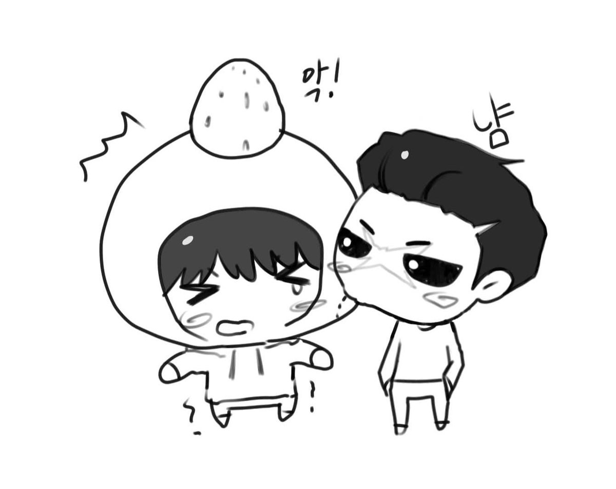 helloWorld_th3's tweet photo. 종건형석
.
찹쌀떡 먹고싶어서 그린 뻘만화 (ᵔᴥᵔ) https://t.co/1KMajrojVb