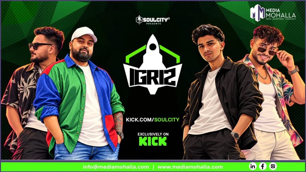 MediaMohalla's tweet photo. Soulcity announces Season 2 of the Indian GTA V Rumble Invitational! With 48 teams, a ₹4 lakh prize pool and exclusive livestreams on KICK, the tournament brings fresh competition to India’s GTA V roleplay community.
Read more: https://t.co/5LsTPBYskw
#IGRI #GTAV #MediaMohalla https://t.co/hnZ4qfkiGQ