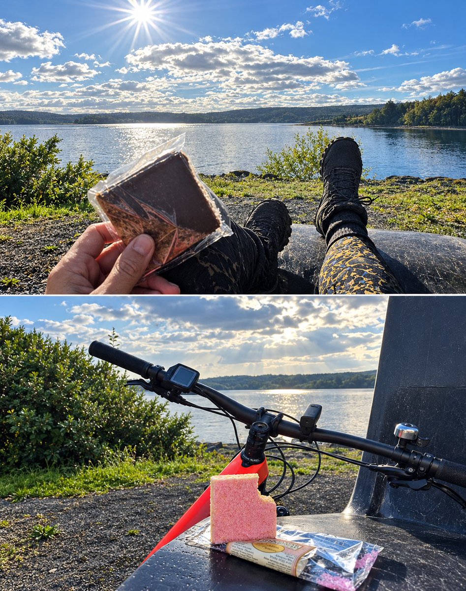 BothamsofWhitby's tweet photo. C.Y.C.L.E ~ &amp; ~ S.N.A.C.K.S

If you’re going to embark on a 26-mile cycle trail around Kielder Water, we recommend a Pink Sugar Shortbread &amp; Dipped Flapjack as excellent fuel for your adventure! 

Thank you to Zoe &amp; Ryan for showing us how it’s done #glorious 😍🌳🚴‍♀️🌲🍫 https://t.co/42zR4go9FJ
