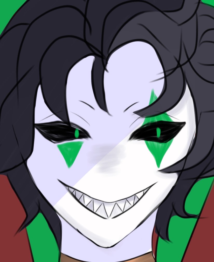 8lw4e's tweet photo. #thefreakcircus 
#Harlequin
初描き！ https://t.co/giZY8RsPoT