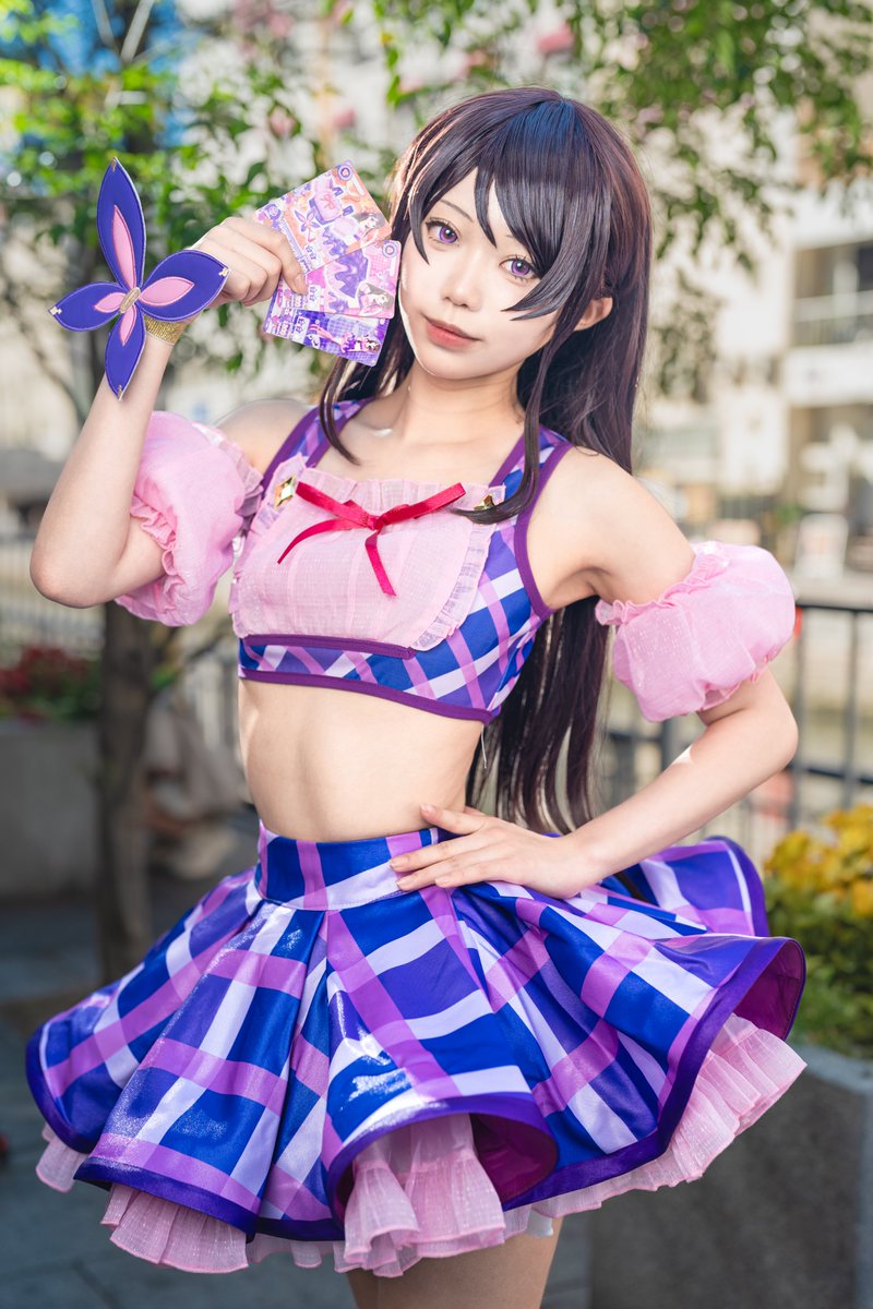 utapyon0403's tweet photo. 【cosplay / コスプレ】

アイカツ！
紫吹蘭 :あめみや様(@am3_3y) 

#アコスタ道頓堀 https://t.co/yvXQ152pO6