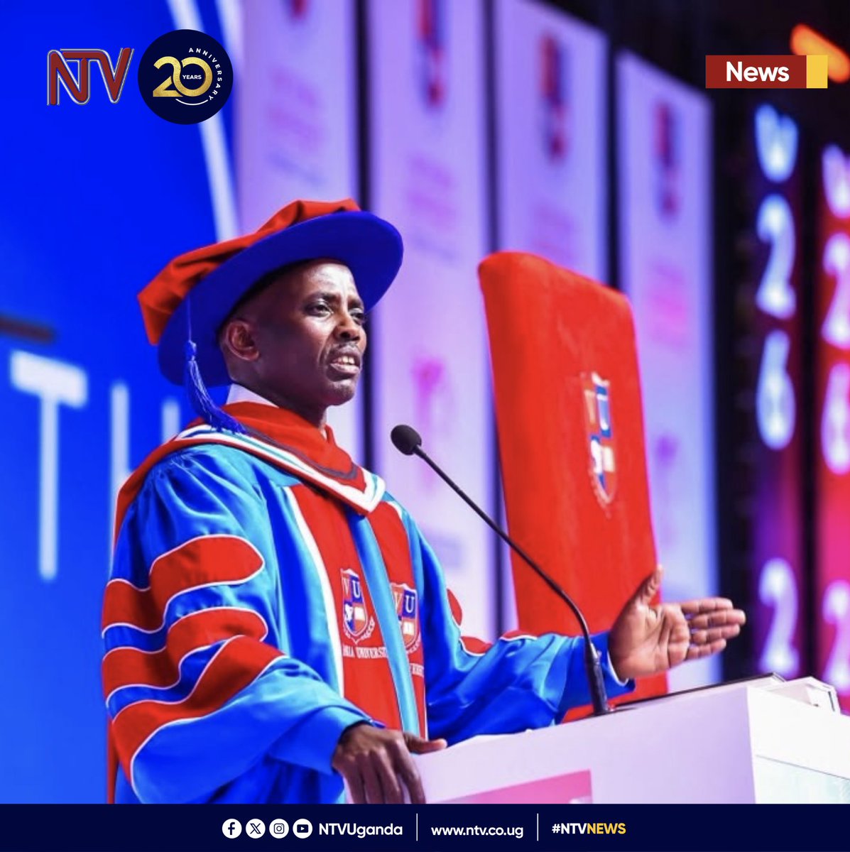 ntvuganda's tweet photo. Victoria University(@VUKampala) has kicked off its 10th graduation ceremony, with hundreds of graduands, parents, guardians and university officials in attendance.
The first day of the ceremony marks the end of years of study for the graduands, who now step into the job market or pursue further studies.
#NTVNews