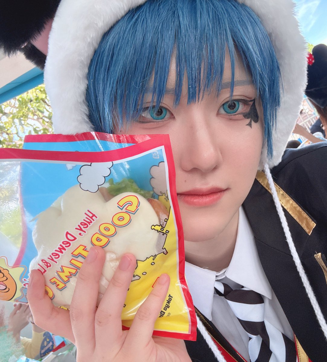 knk_d27's tweet photo. これ美味しくてお気に入り🎶

#Dハロ仮装2026 
#Dハロツイステ仮装 https://t.co/l4zr0RLoPJ
