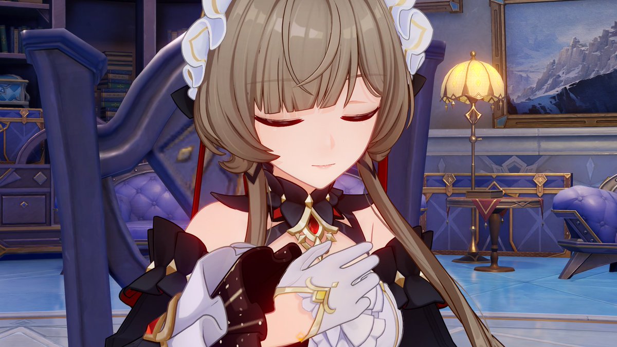 raiden_isa's tweet photo. Sandrone's sigh of releaf that her boss is still in good terms with her girlfriend is killing me https://t.co/i5Sb7MZa8w