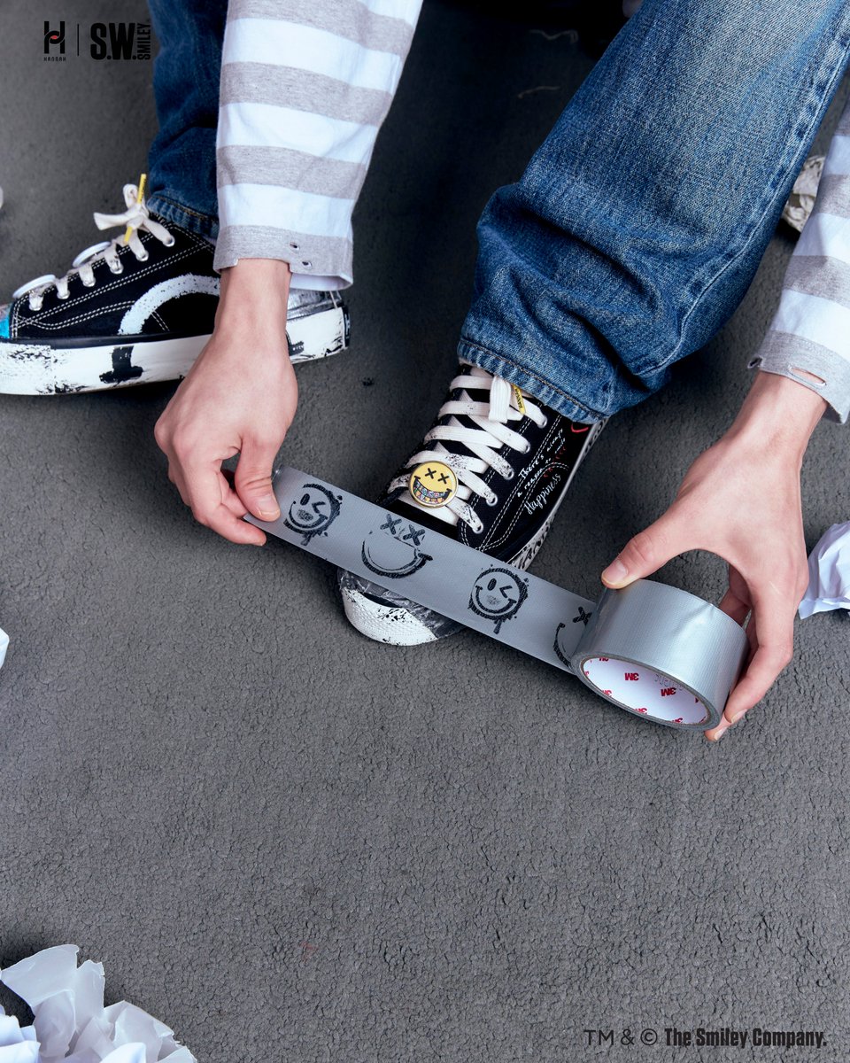 cohausofficial's tweet photo. Sneakers: "HANNAH x S.W.SMILEY Custom-Built Raw Edition" (4,290THB)

Crafted with intention.
Finished with attitude.

🛒 Pre-Order now: https://t.co/8yrRiinqVO

#hannahshopofficial
#Smiley #SWSmiley https://t.co/qTHXeQPOQZ