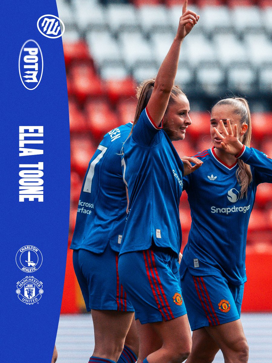 ManUtdWomen's tweet photo. As voted by YOU! 🫵💙

Tooney was voted as your Player of the Match against Charlton 💪 https://t.co/VzFdzE03TI