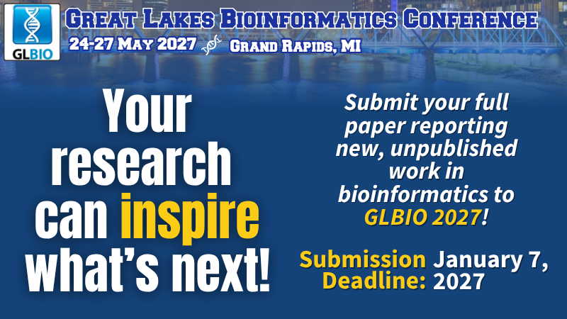 iscb's tweet photo. Have you submitted your paper to #GLBIO? If you're making new discoveries and want real-time feedback from your peers, the GLBIO Proceedings is the answer! 🙌

🗓️ Deadline: Jan 7, 2027

🔗 https://t.co/gk4JIQpki3 https://t.co/0QKcg4W2iU