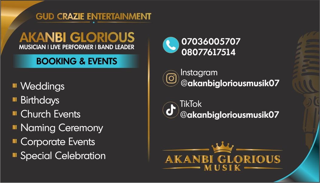 akanbiglorious1's tweet photo. @OCharles0974279 If you no mind bros, I be live band musician oo and. If you use your platform put me for map you no go regret am https://t.co/x1geUV98bM