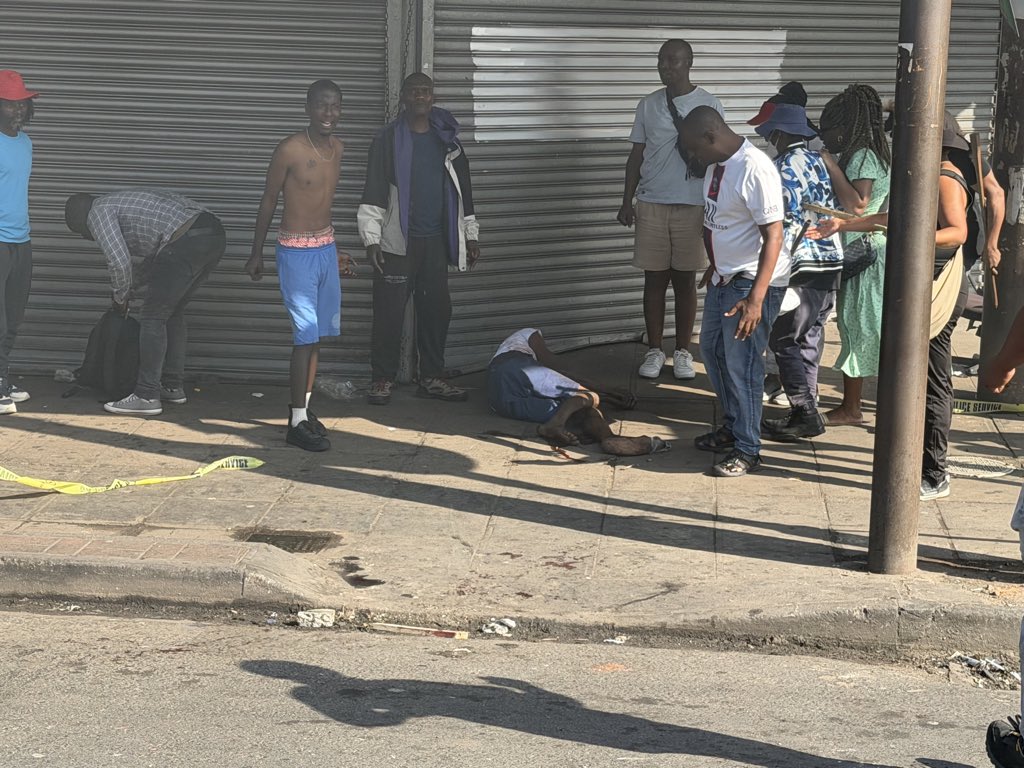 ZANewsFlash's tweet photo. PICTURE: This is the man (lying) who was allegedly assaulted by the three Ethiopian nationals who are now facing a charge of attempted murder - KZN Tonight Podcast https://t.co/bMd5r6PABc