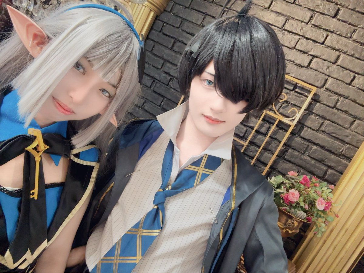 sa_loinn_'s tweet photo. 昨日、魔王くんちゃん併せしてきました🫶💙

魔王くん(@ShirokoLove_cos )

 #Cosplay
 #ステラソラ https://t.co/DUdYgb5Ilu