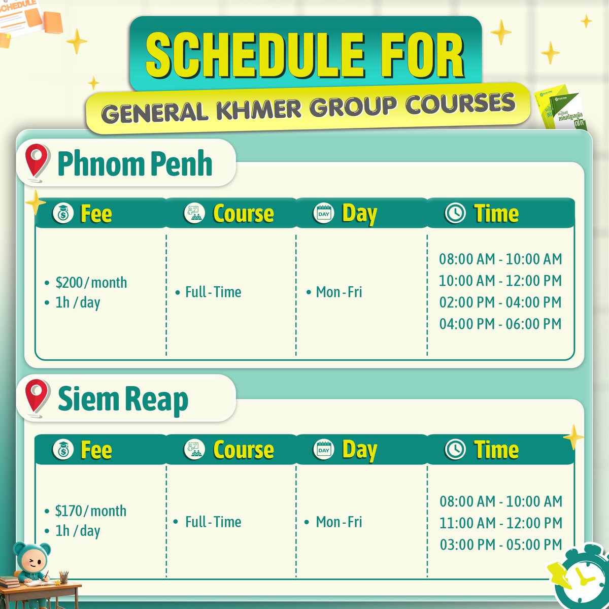 belikekhmer's tweet photo. 📞 CONTACT US TODAY!

✉️ Email: belikekhmer@gmail.com
🌐 Official Website: https://t.co/7V1LyEYS3S
📢 Telegram Channel: https://t.co/RrGdvcic3m

#BeLikeKhmer 
#LearnKhmer  
#KhmerLanguage 
#KhmerForForeigners 
#GeneralKhmerCourse https://t.co/lnUD3swwc0