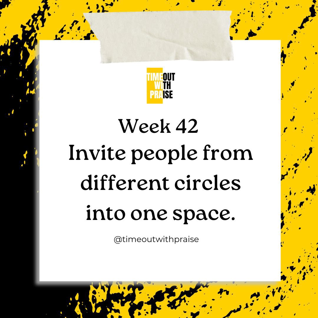 TimeoutwithP's tweet photo. ✨Week 42✨

There’s a special kind of magic that happens when you bring people from completely different areas of your life into one room. 💛  

#timeoutwithpraise 
#communitybuilding 
#friendshipcircle 
#intentionalliving 
#connection https://t.co/usFHZjFU0l