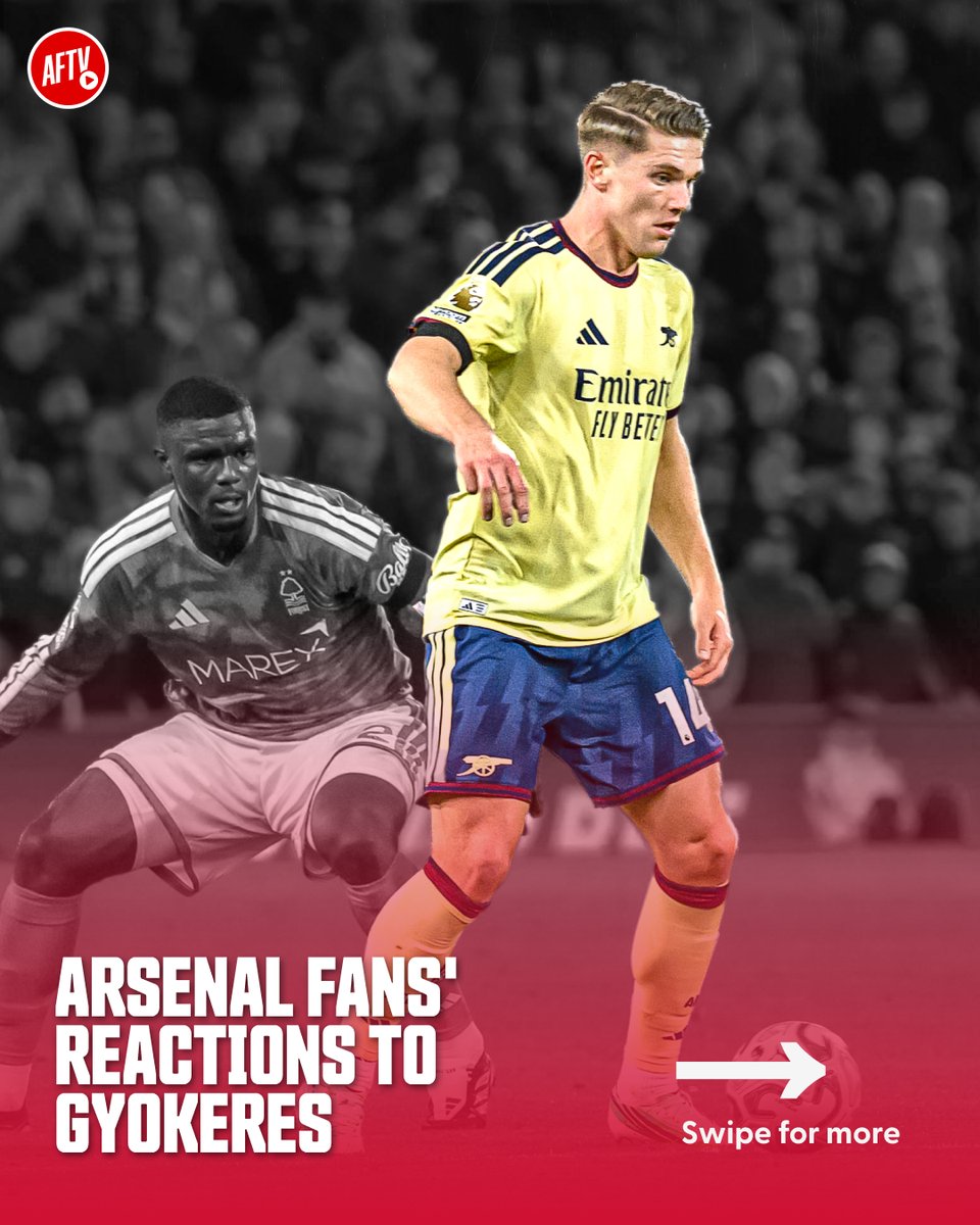 AFTVMedia's tweet photo. Came off the bench with real intent, seized his opportunity, and made an immediate difference for the team.

Exactly the response we needed from Viktor Gyökeres. 💥 https://t.co/fnOQtbryci