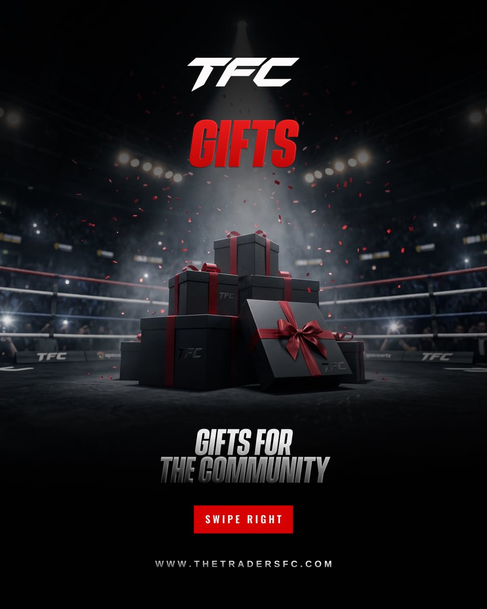 thetradersfc's tweet photo. (6/7) Gifts for the community on the night. 

Showing up pays off 🎁 https://t.co/5BOL7JAp5x