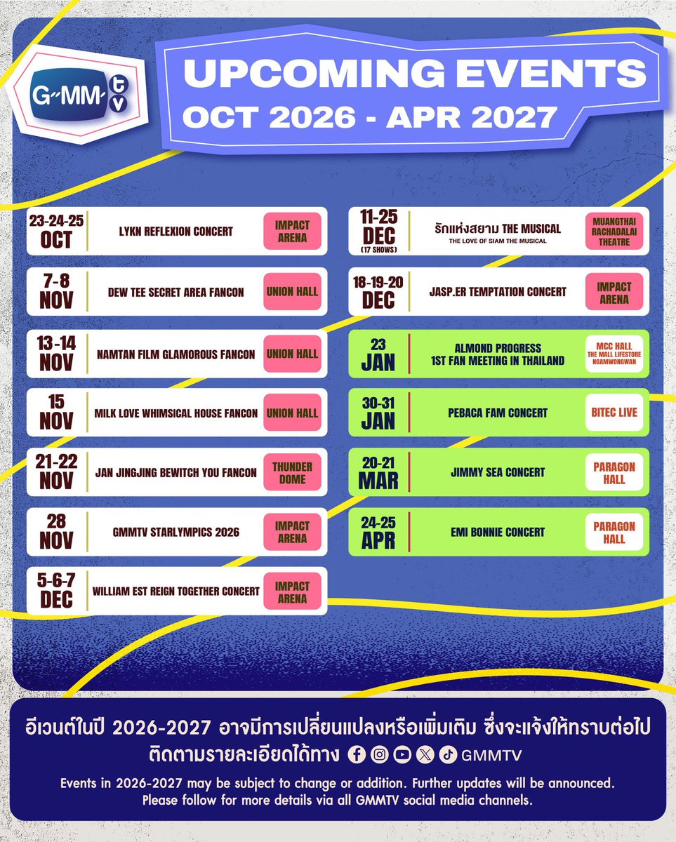 ticketsfairy's tweet photo. อัปเดตงาน #GMMTV ที่เปิดรับนะคะ

✅ กด 1:1 แอคลูกค้า
💘 ค่ากดใบละ 400฿ (มัดจำ 200฿)
💞 กดไม่ได้คืนมัดจำเต็มจำนวน

Dm ขอรายละเอียดจองได้เลย
#รับกดบัตร #รับกดบัตรคอน #AlmondProgress #PebacaFamConcert #JimmySeaConcert #EmiBonnieConcert https://t.co/C4uEYWIy3e