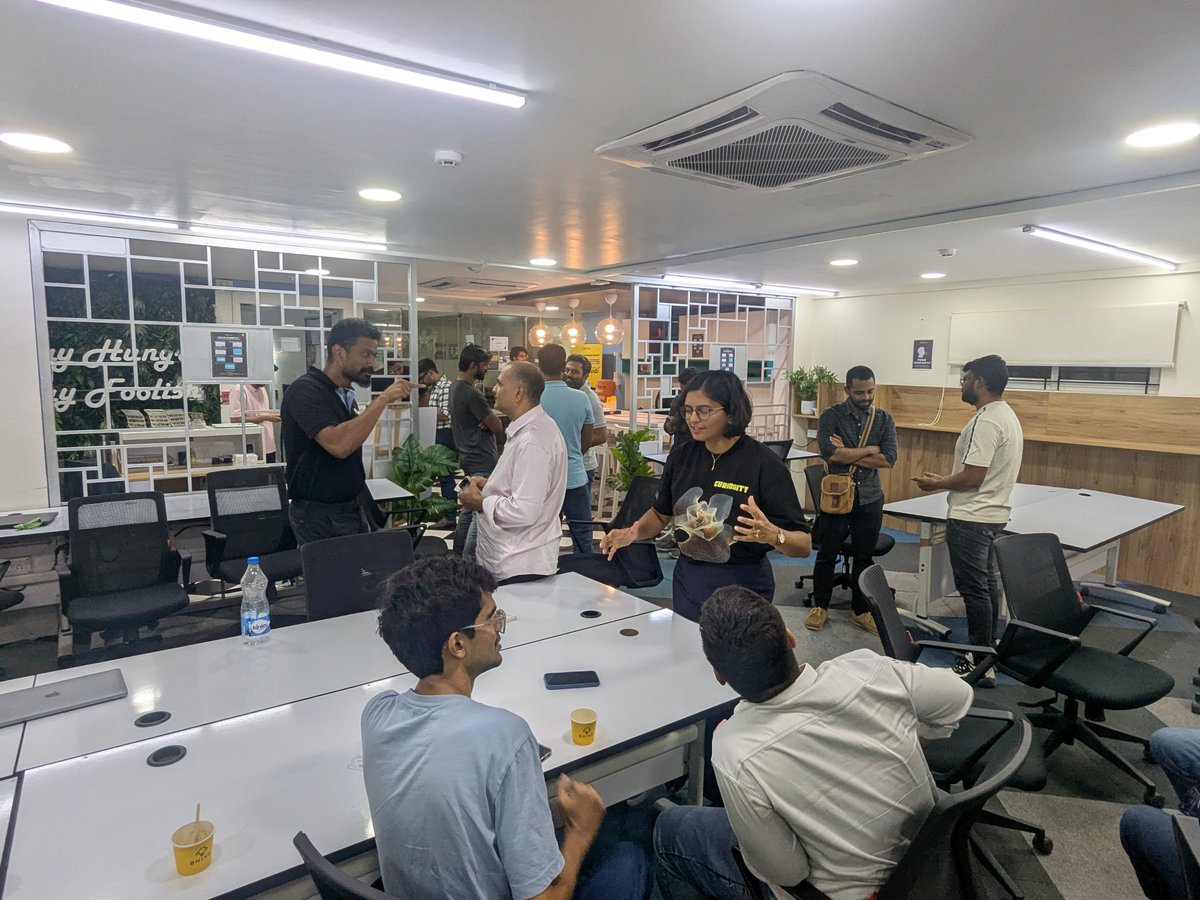 JavaCapital's tweet photo. https://t.co/5CpkuBMJIY

DeepTech Friday's Week 19 was a full house! We had a dynamic session with conversations around impact of AI in manufacturing &amp; design. Thank you to everyone for joining us!  

Next one :- https://t.co/RgTVjMAvDb

@vinod_shankar @Reach_Bhargavi @Anirudh__J https://t.co/gLhQQNg023
