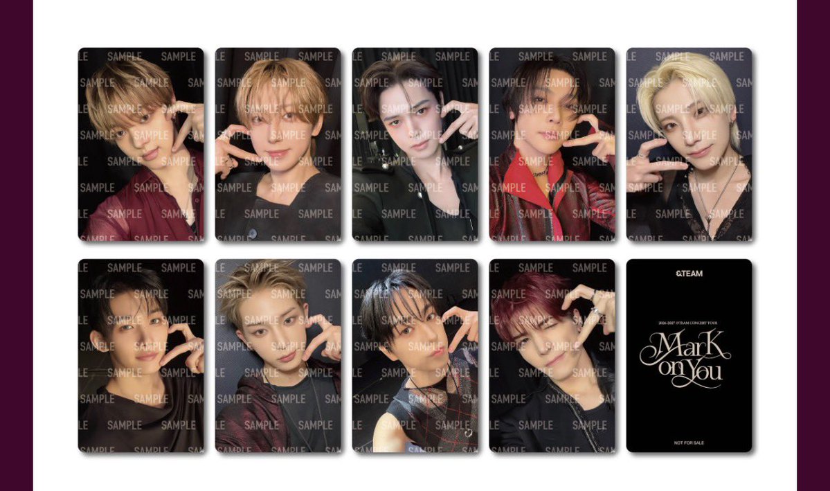 chimachima_com's tweet photo. &amp;TEAM Mark on You 会場限定ラキドロ B賞
【求】画像のYUMA＞K
【譲】1000円程までのお支払いまたはガーデンシアターのTAKI.MAKIか当方所持カードとの交換(n:1可能でございます)
郵送または手渡し
お心あたりのある方、気軽にお声がけ頂ければと思います🙇‍♀️ https://t.co/3VGwInmLka