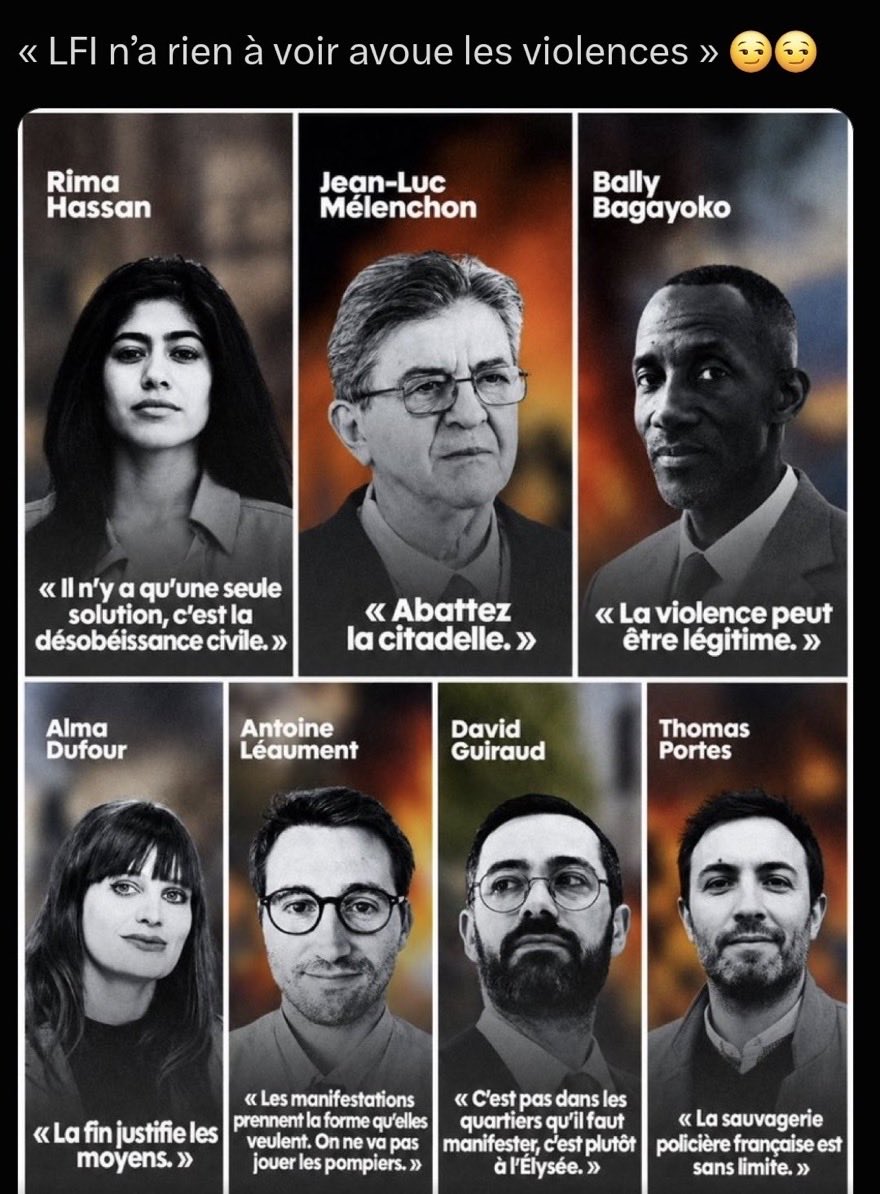 lefuret11's tweet photo. @Aurelien_Le_Coq Mais oui, c’est votre gourou haineux qui n’arrête pas d’inciter à l’insurrection…
#LFIPourris https://t.co/yRV13bHzoP